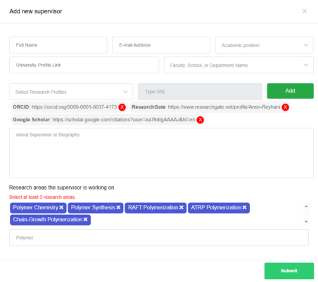 Add Supervisor Manually - Applyindex