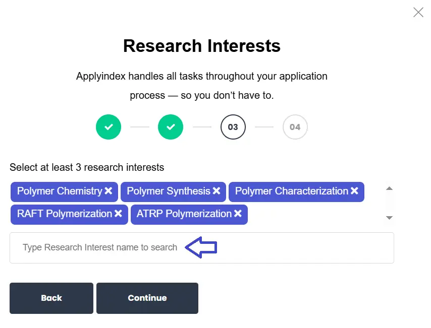 Research Interests - Applyindex