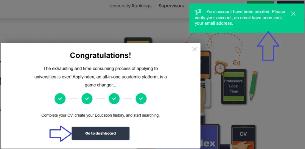 registration successful 