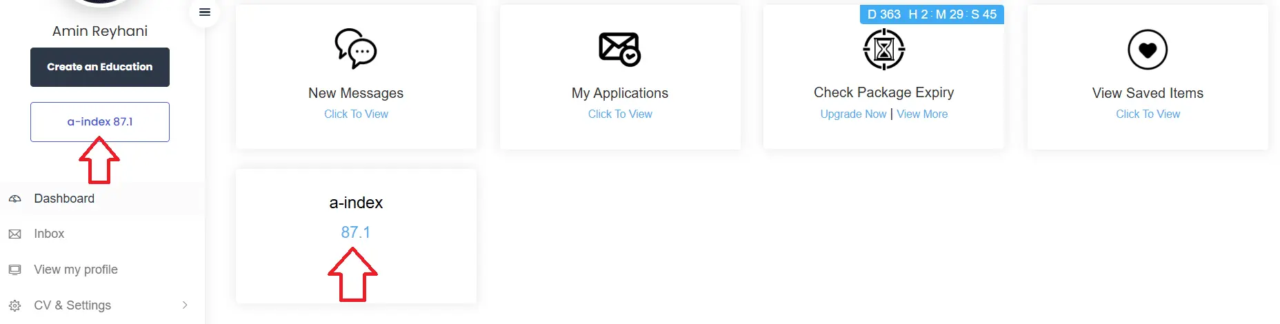 Applyindex tools ! a-index of applicants