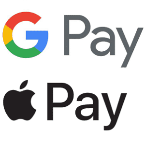 GPay and Apple Pay options