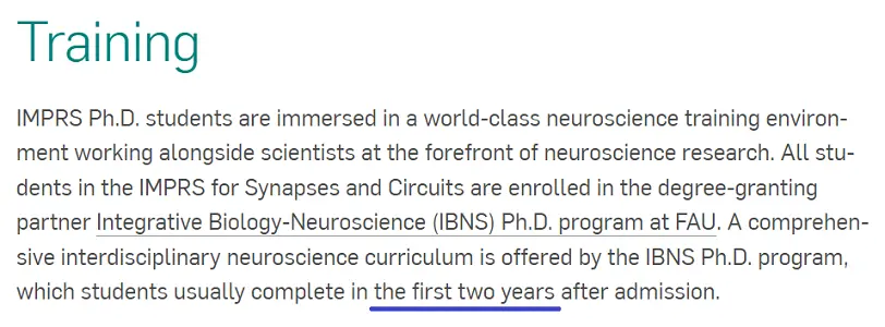 IMPRS for Synapses and Circuits