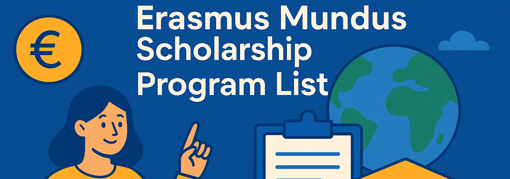 Erasmus Mundus Scholarship Program List: Updated 2025