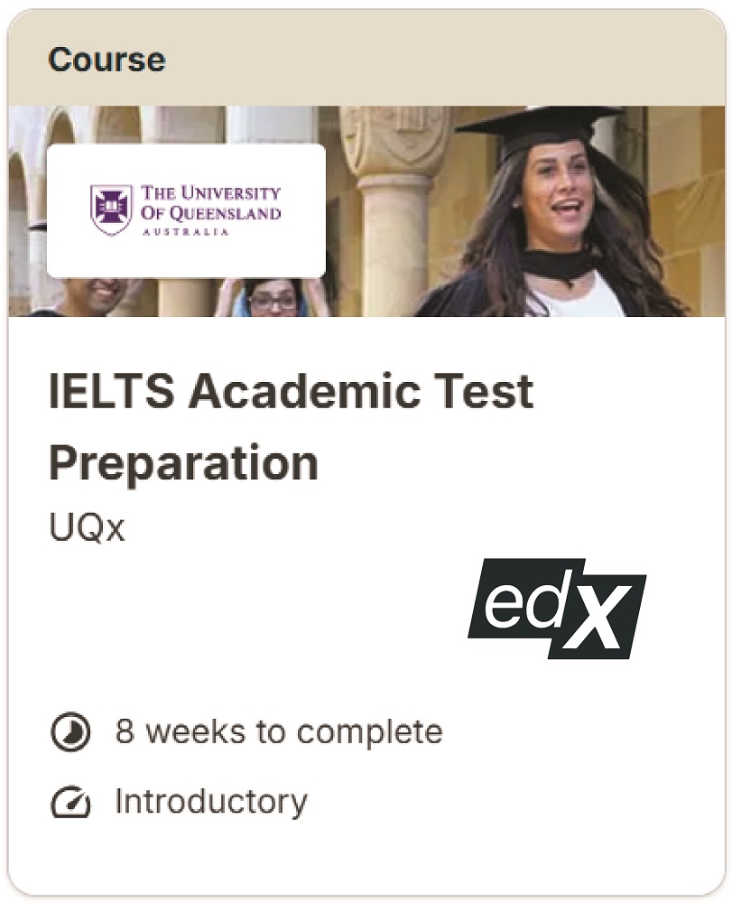 UQx - IELTS Academic Test Preparation | Applyindex