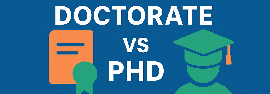 Doctorate vs PhD: Difference Between PhD and Doctorate | Applyindex