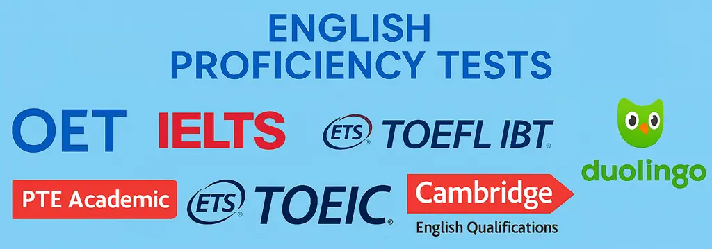 English Proficiency Tests List | Applyindex