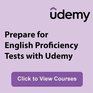 English proficiency tests preparation with Udemy | Applyindex