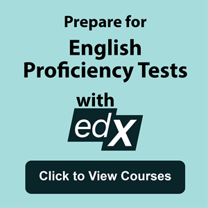 English proficiency tests preparation with edX | Applyindex