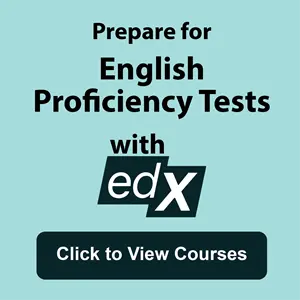 English proficiency tests preparation with edX | Applyindex